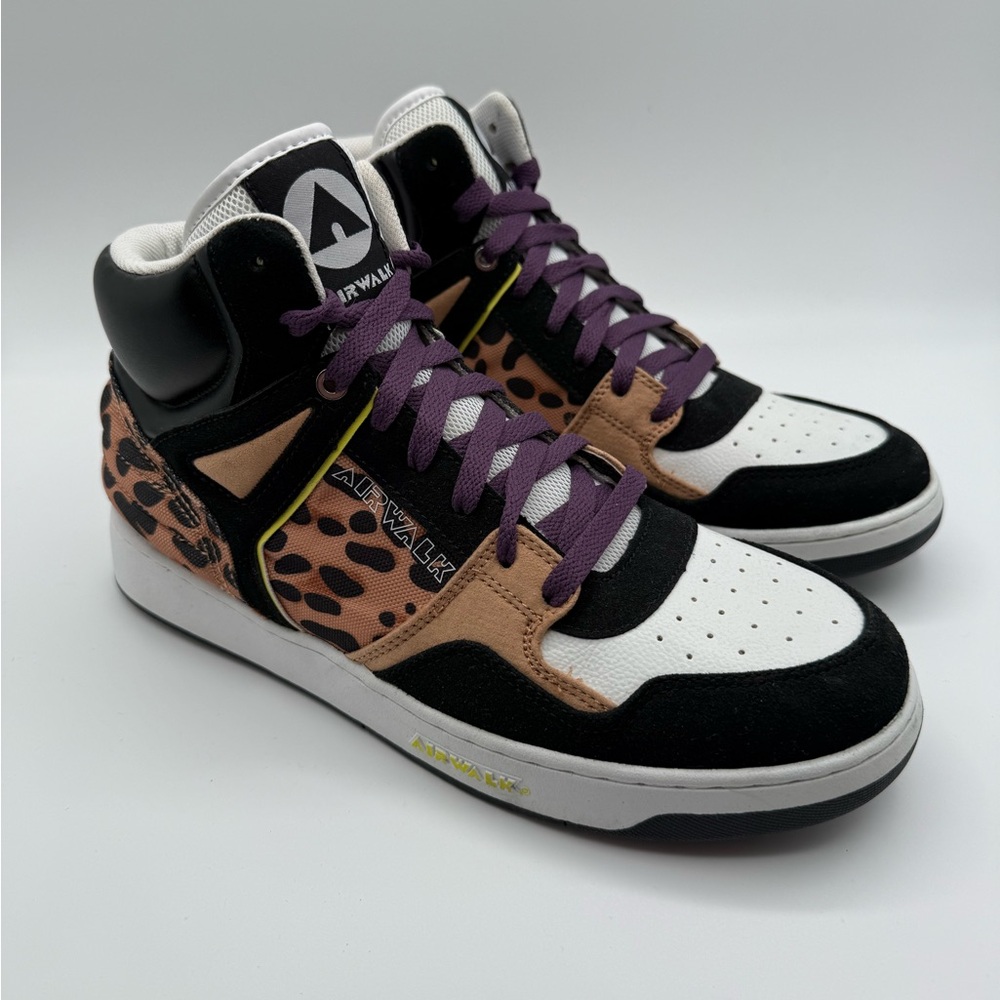 AIRWALK TRICK 4 CHEETAH WOMEN'S SNEAKER, SIZE 9.5